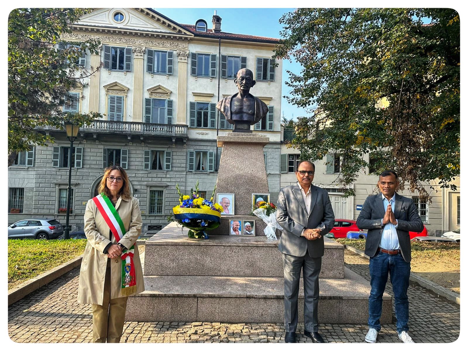 Gandhi Jayanti celebrations in Turin on 02 October: Deputy Mayor of ...