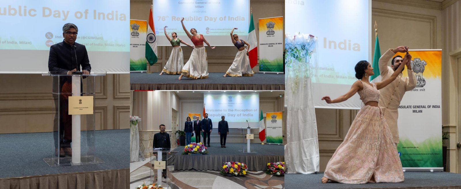 Glimpses of 76th Republic Day Reception hosted by CGI Milan