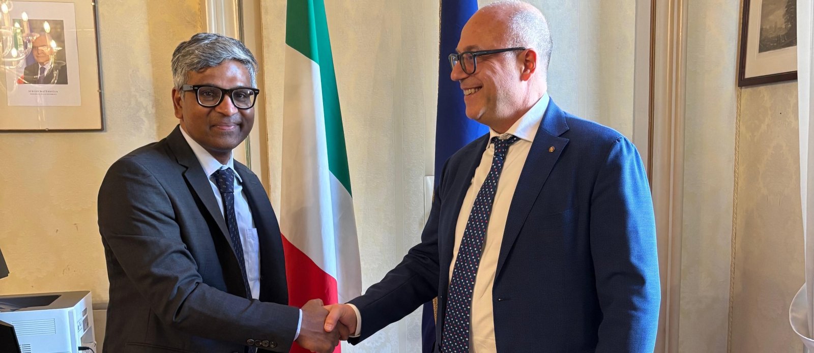 Consul General met the Prefect of Bergamo Mr Luca Rotondi on 19 March 2025