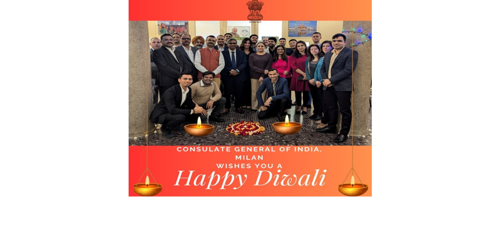 Consulate General of India, Milan wishes you a Happy Diwali.