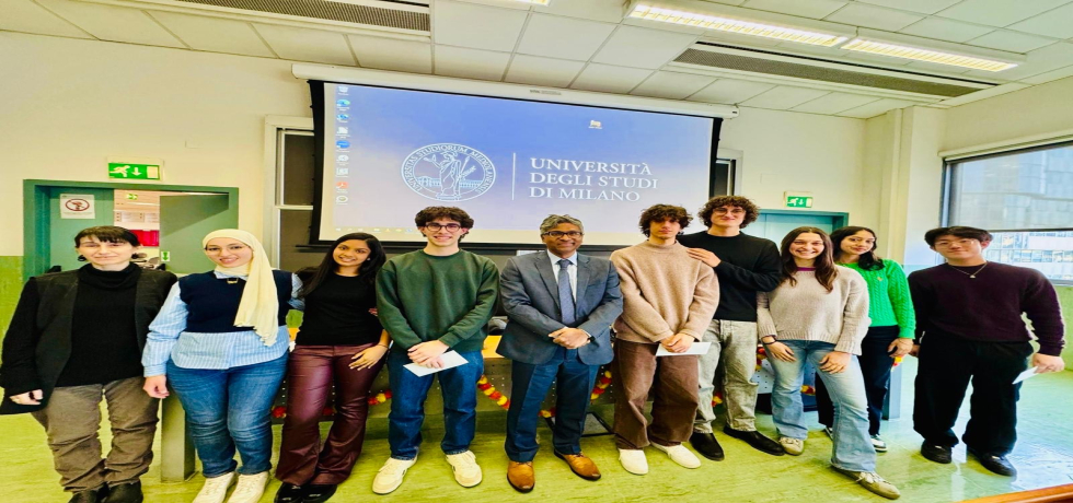 Celebration of World Hindi Day in the University of Milan on 10 January 2025